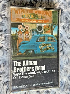 NEW 1976 ALLMAN BROTHERS WIPE THE WINDOWS CHECK THE OIL DOLLAR GAS CASSETTE TAPE - Picture 1 of 4
