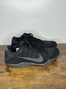 Size 11 Nike Kobe 11 Elite Low Black Space 2016 Basketball Shoes Bryant - Picture 1 of 17