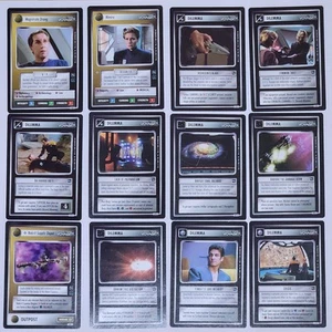 STAR TREK CCG Voyager Expansión CONJUNTO de 12 Tarjetas EXCLUSIVAS DE INICIO casi nuevo/como nuevo - Imagen 1 de 1