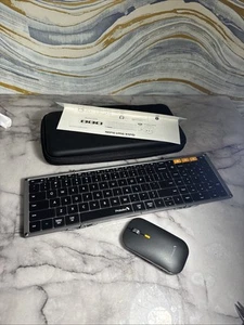 ProtoArc Foldable Full-Size Keyboard and Mouse XKM01 Bluetooth No Dongle! - Picture 1 of 7