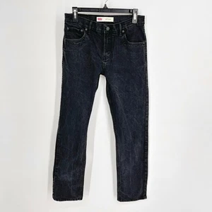 Levi's 511 Black 5 Pocket Skinny Leg Cotton Blend Jeans Boys Youth Sz 18R 29x29 - Picture 1 of 6