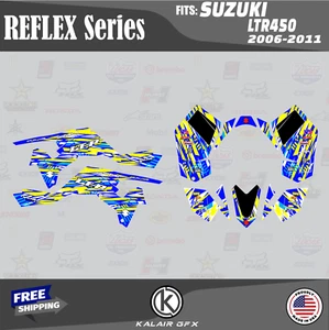 Graphics Kit for SUZUKI LTR450 (2006-2011) Reflex Series - Blue (16 MIL) - Bild 1 von 5