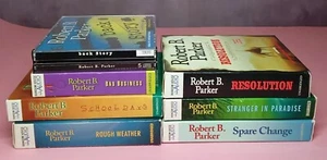 ROBERT B PARKER ~ School Days RESOLUTION Spare Change ROUGH WEATHER Back Story - Picture 1 of 17