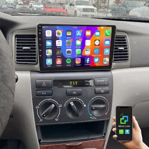 1+32GB ANDROID 13 CAR STEREO GPS NAVI WIFI BT RADIO FOR TOYOTA COROLLA 2003-2008 - Foto 1 di 12