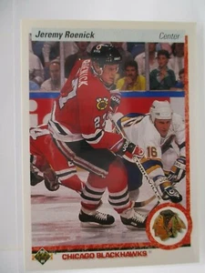 1990-91 Upper Deck #63 Jeremy Roenick RC Blackhawks - Imagen 1 de 2
