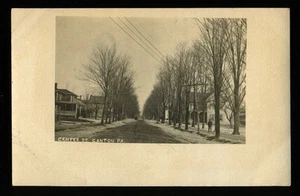 1904 RPPC, Looking Down Center Street, Canton, Pennsylvania - Picture 1 of 2