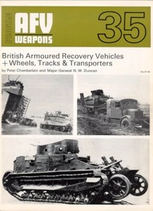 AFV PROFILE 35 WW2 BRITISH ARMOURED RECOVERY VEHICLES ARV BARV TANK TRANSPORTERS - Picture 1 of 3