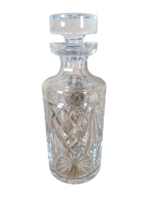 Waterford Crystal Decanter Drogheda Pattern 10" 1960s Signed With Stopper - Picture 1 of 17