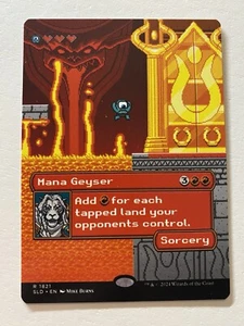Magic The Gathering Mana Geyser (1821) *sin papel* Guarida secreta: Pixel Perfect Extra Life MT/NM - Imagen 1 de 2