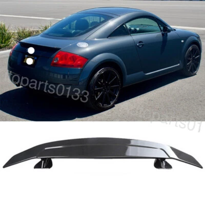46" Racing Rear Lip Trunk Spoiler Wing Lid Carbon Style For Audi TT R8 RS3 RS4 - Image 1 of 4