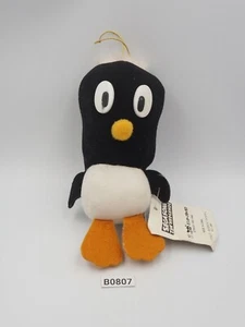 Sonic B0807 The HedgeHog  Pecky Black Penguin Sega 1992 Plush 6" TAG Toy Doll - Picture 1 of 9