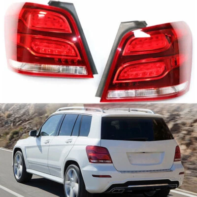 For 2013-2015 Mercedes Benz GLK250 GLK350 Pair Tail Lights Rear Lamps Assy RH+LH - Image 1 of 4