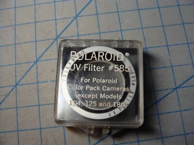 Polaroid #585 UV Filter For color pack cameras except 104, 125, and 180 - Image 1 of 3