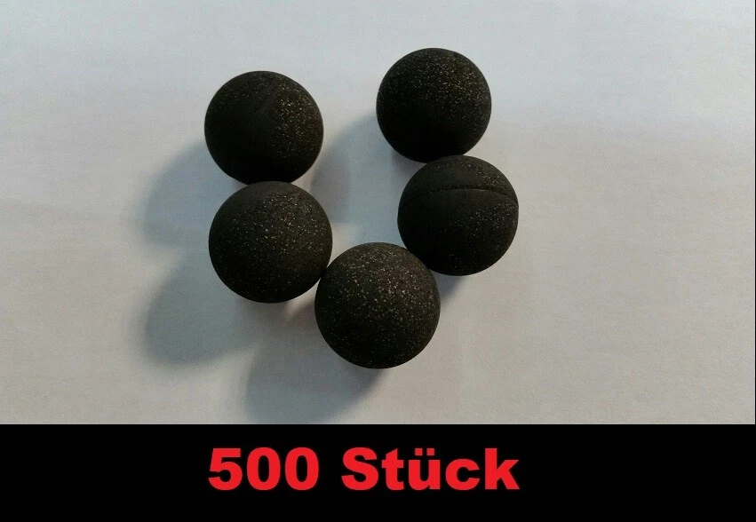 500 Rubberballs Reballs mit Stahl / Gummigemisch Cal 68  - Bild 1 von 1
