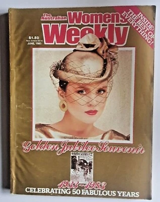 Australian Women's Weekly Magazine June 1983 Golden Jubilee Souvenir 1933 50 yr - Image 1 of 3