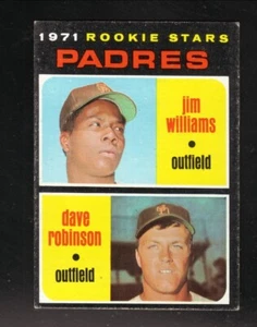 San Diego Padres Rookies--Jim Williams--Dave Robinson--1971 Topps Baseball Card - Picture 1 of 2
