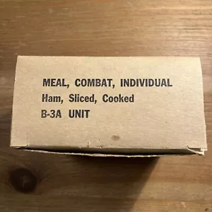 Vietnam War Era Vintage MCI Military Ration Ham, Sliced, Cooked 1968 - Picture 1 of 23