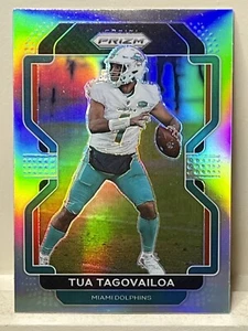 TUA TAGOVAILOA 2021 PANINI PRIZM FOOTBALL #107 2ND YEAR SILVER DOLPHINS MIAMI - Picture 1 of 5