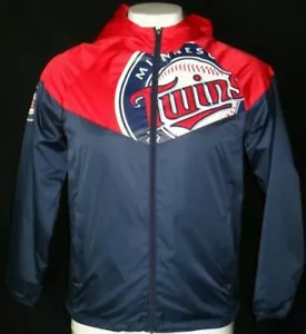 Minnesota Twins Herren Navy Blau & Rot G-III Full-Zip Kapuze Regenjacke MLB L - Bild 1 von 5