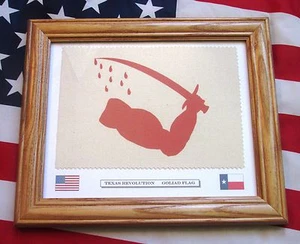 Texas Revolution Flag....Goliad Flag....Texas Bloody Arm Flag, 1835 - Picture 1 of 3
