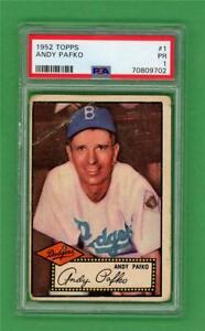 1952 Topps #1 Andy Pafko *** PSA Poor 1 *** Brooklyn Dodgers * old baseball card