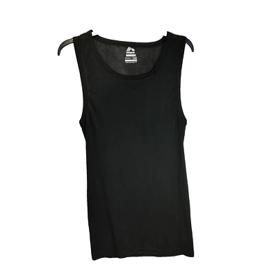 Camiseta sin mangas acanalada RBX negra talla XL transparente sin costuras sin etiquetas elástica capa base clásica Foto 1 de 4