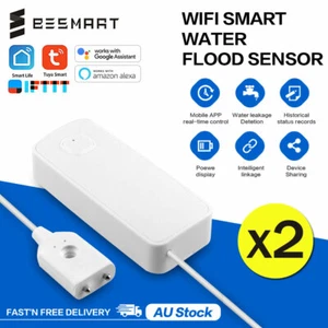 2 x Wireless Smart WIFI Water Flood Sensor Leakage Detector Alarm APP Control AU - Picture 1 of 10