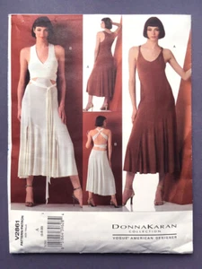 VOGUE PATTERN V2861 DONNA KARAN COLLECTION American Designer Sizes 6-8-10 UNCUT - Picture 1 of 4