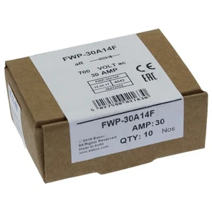 10PCS EATON/Bussmann 700 Vac (UL) 14x51mm FWP-30A14Fa FWP-30A14F 690 Vac (IEC) - Picture 1 of 5