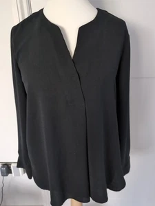 Ladies Smart Casual & Flattering Black Top By M&S Collection Size 16 - Picture 1 of 9
