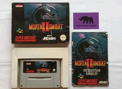 Mortal Kombat II 2 - Super Nintendo SNES PAL OVP - Bild 1 von 4