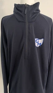 The North Face Men’s Hoodie Size Medium Navy Blue “GM” Logo - Picture 1 of 2