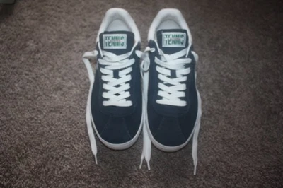 Lacoste Baseshot Women's Sneakers Size 8 Leather Navy/White - Image 1 of 4