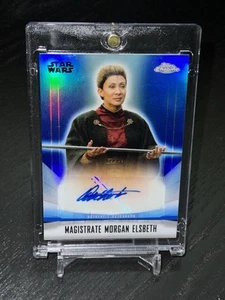 Star Wars The Mandalorian Chrome Auto Autograph A-DLI Diana Lee Inosanto 031/150 - Picture 1 of 2