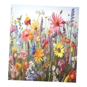Dishwasher Magnet Cover Magnet Sticker Fridge Panel Decal for Home Wildflowers - Picture 1 of 7