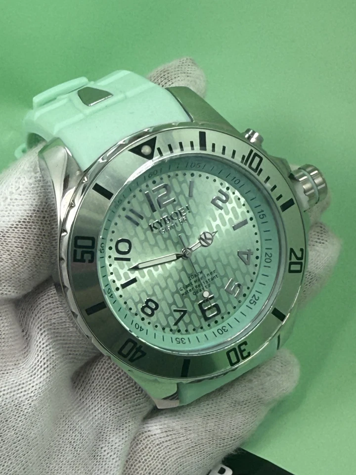 KYBOE! Giant Mariner 55mm Minty 10ATM Water Resistance Quartz Watch SC.55-003.15 - Image 1 of 4