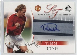 2004 SP Authentic Manchester United Sign of the Times /455 Mads Timm #A-MT Auto - Picture 1 of 3