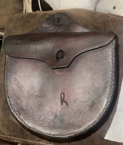 Vintage Leather Ammo Pouch - Picture 1 of 5