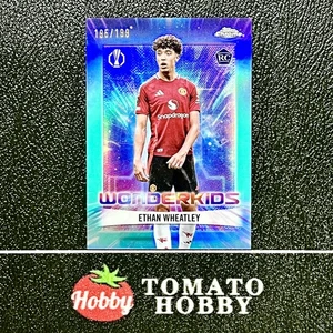 TOPPS CROMO UEFA 2024-25 ETHAN WHEATLEY RC/199 REFRACTOR ACUÁTICO WONDERKIDS - Imagen 1 de 2