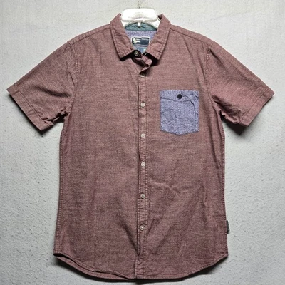 modern amusement men's button Up shirt size M - Image 1 of 4