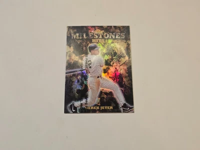 1999 Topps Finest Derek Jeter "MILESTONES-HITS" SP Refractor insert /3000 - Image 1 of 4