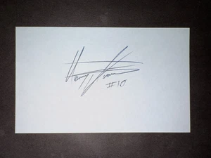 Alex Jackson, ORIOLES (2019 Debut) SIGNED 3x5 Index Card (HS) - Picture 1 of 1