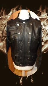 Lederjacke - Piratenstil - - Bild 1 von 1