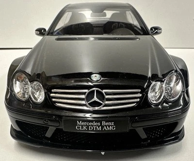 Kyosho 1/18 Diecast Model Car - Mercedes Benz CLK DTM AMG Coupe Black - Image 1 of 4