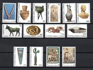 Cyprus 1980 set ancient Art (Michel 525/38) nice MNH - Picture 1 of 1