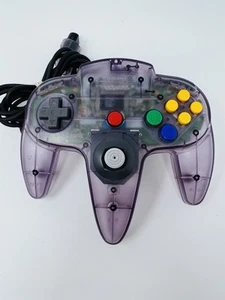 Nintendo N64 Atomic purple Controller OEM Tight Joystick 8/10 Tested! - Picture 1 of 1