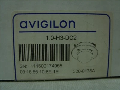 Avigilon 1.0-H3-DC2 Flush Dome Mount IP Network Surveillance Camera - Sealed - Image 1 of 4