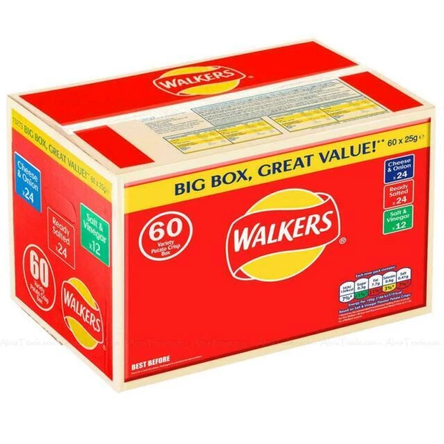 Walkers 15273 Cheese - Orange (60 Count)