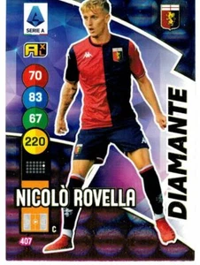 PANINI ADRENALYN XL FUSSBALLER 2021-2022 KARTE NR. 407 ROVELLA (DIAMANT) GENOA - Bild 1 von 2