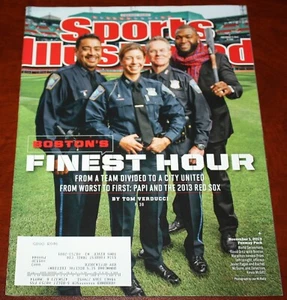SPORTS ILLUSTRATED -11/11/13 - DAVID ORTIZ AND BOSTON MARTHON HEROES ON COVER - Picture 1 of 1